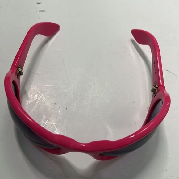 VINTAGE BUGEYE PINK SUNGLASSES WRAPAROUND MADE‎ IN ITALY - Picture 5 of 14